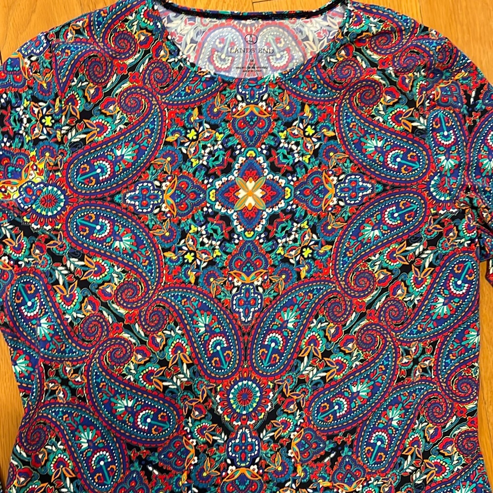 Lands End SPF Shirt Size